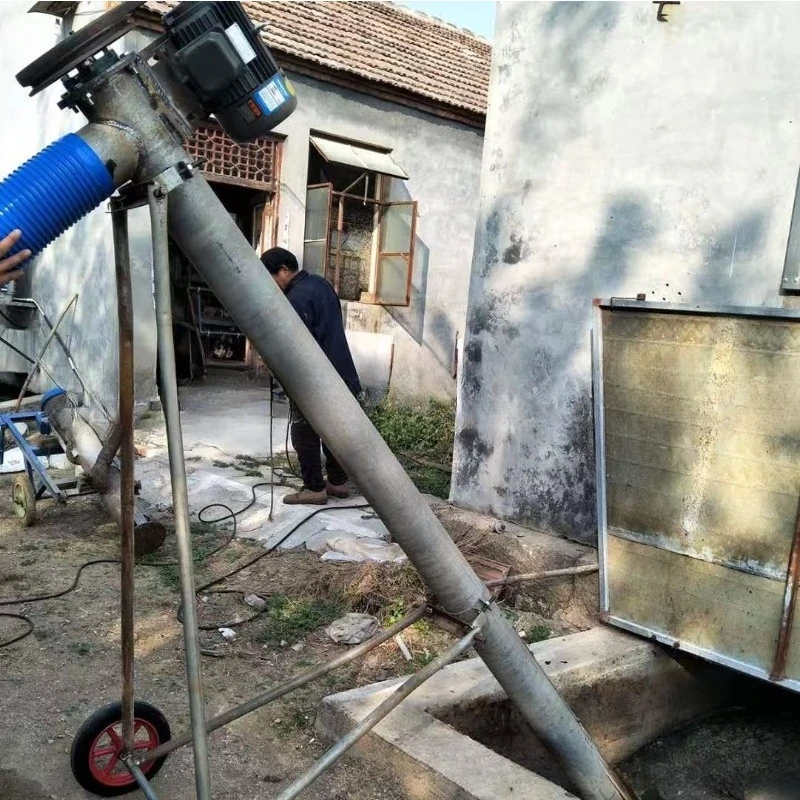 No Blockage of Wet and Dry Manure Pumping Machine, Auger Type Manure Pumping Machine, Pig House Chicken House Septic