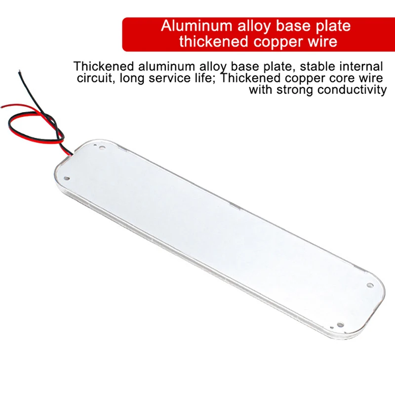 72 LED Panel Light Car Interior Reading Lamp High Brightness Cabin Lights for Van Truck RV Boat Camper Lights Strip 12V-24V