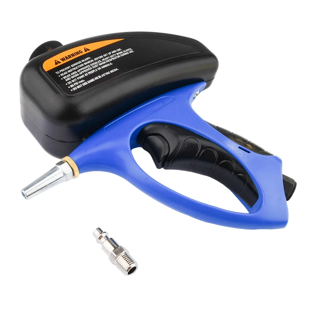 Clearance_Handheld Gravity Blaster 90Psi Portable Sand Paint Sprayer Pneumatic Rust Power Tool Protection Blasting Air Gun High  image 3