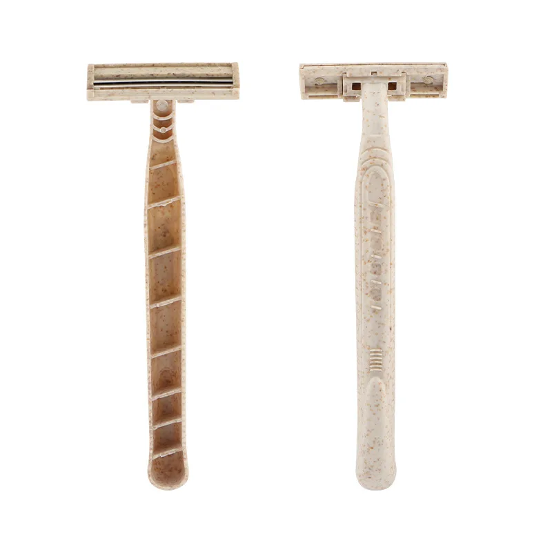 Biodegradable Disposable Shaving Razors 20-50PCS Twin Blade Compostable Razors for Tattoo Artist Skin Prep and Hair Removal - view 3