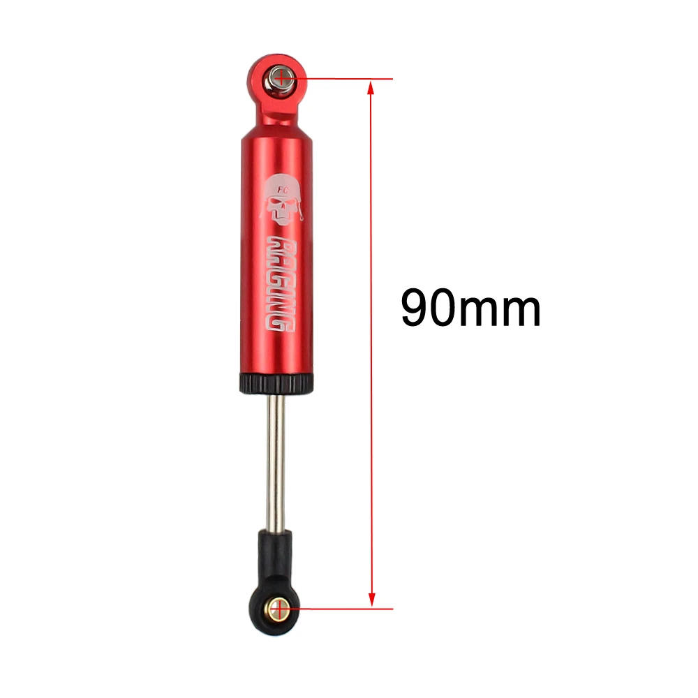 2pcs Built-in Spring 90mm Shock Absorber Damper For 1/10 RC Crawler Car Axial SCX10 90046 TRAXXAS TRX-4 MST Redcat Upgrade Parts