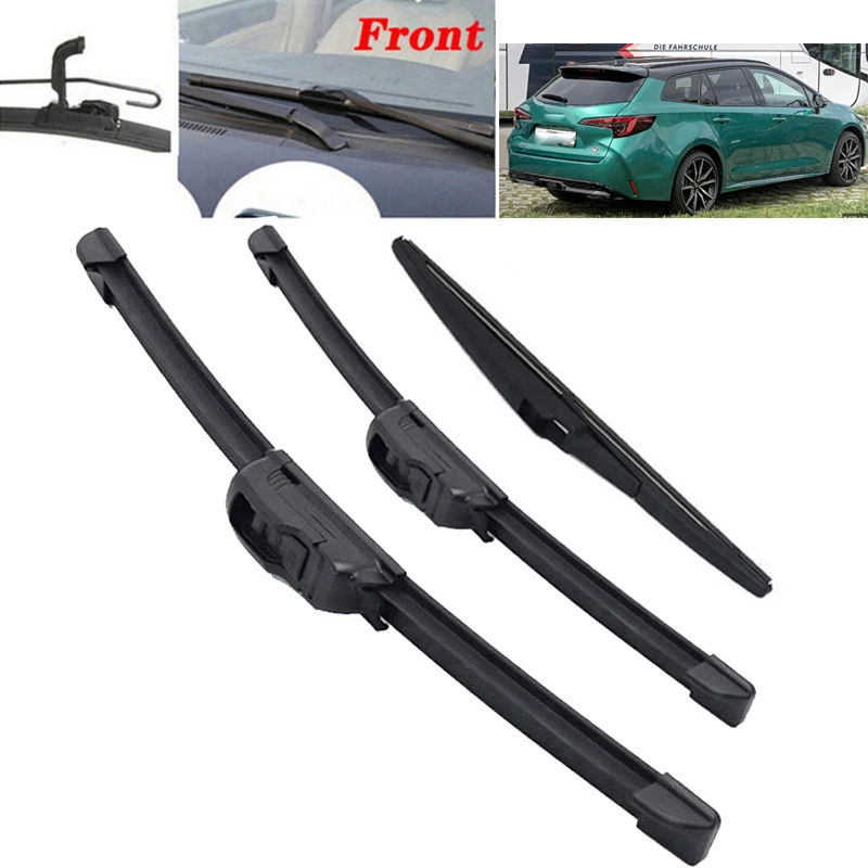 Set Tapis de Sol 3D thermoformés Tous Temps TPE Toyota Corolla XII 12 Touring Sports (TS) Break Hybride Depuis 2018 - antidérapants