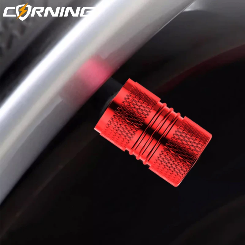 4Pcs Paw Print Car Tire Valve Caps Universal Aluminum Alloy Anti-Dust Air Valve Stem Covers for Motorcycles Styling Accessories
