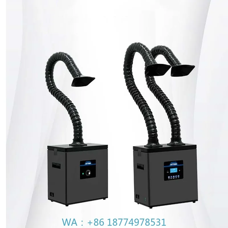 

Вытяжка для удаления дыма при пайке с HEPA-фильтром, очиститель сварочного дыма ST-1101, 1101D, 1202, 1202D