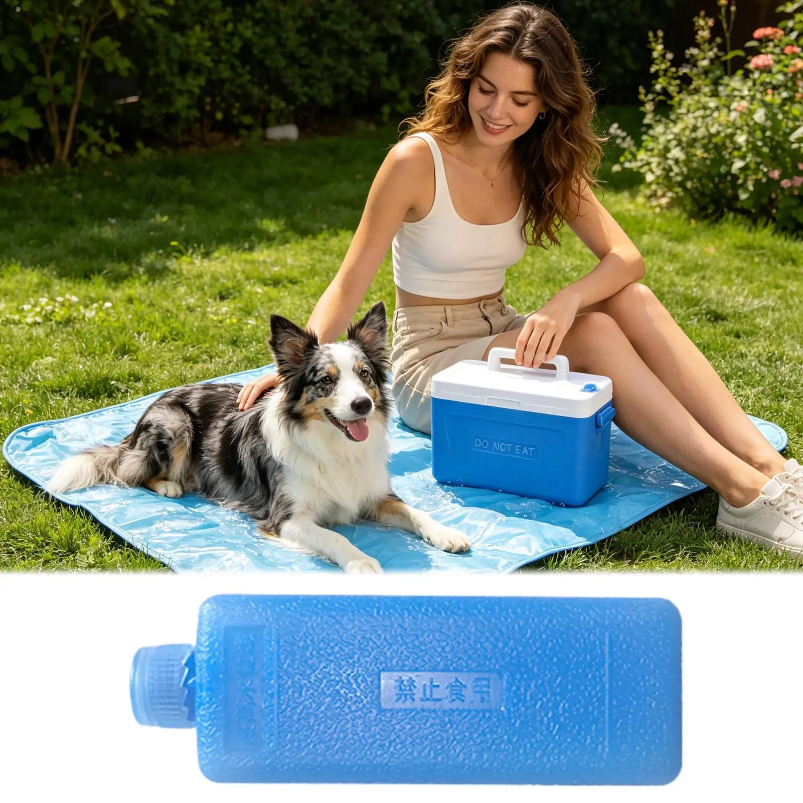 Cooling Ice Crystal Box Ice Packs for Lunch Boxes Reusable Drink Cooling Camping Cooler Freezer Packs Refrigerated Cooling Box