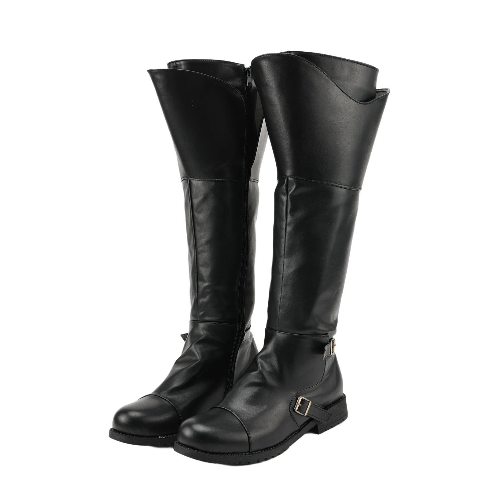 Medieval Gothic Viking Pirate Mid-Calf Boots Halloween Cosplay Costume Shoes