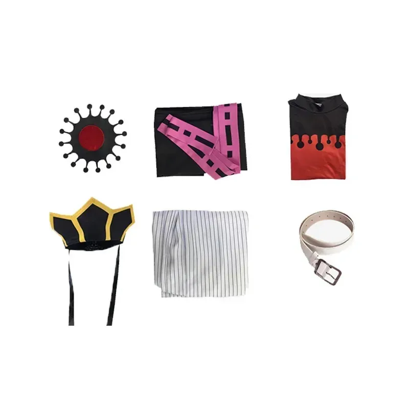 Nuevo disfraz de Cosplay de Anime Demon Slayers 2025, Kimetsu No Yaiba, ropa, capa, peluca Douma, disfraz de Halloween para fanáticos ★ ★ ★   jj.