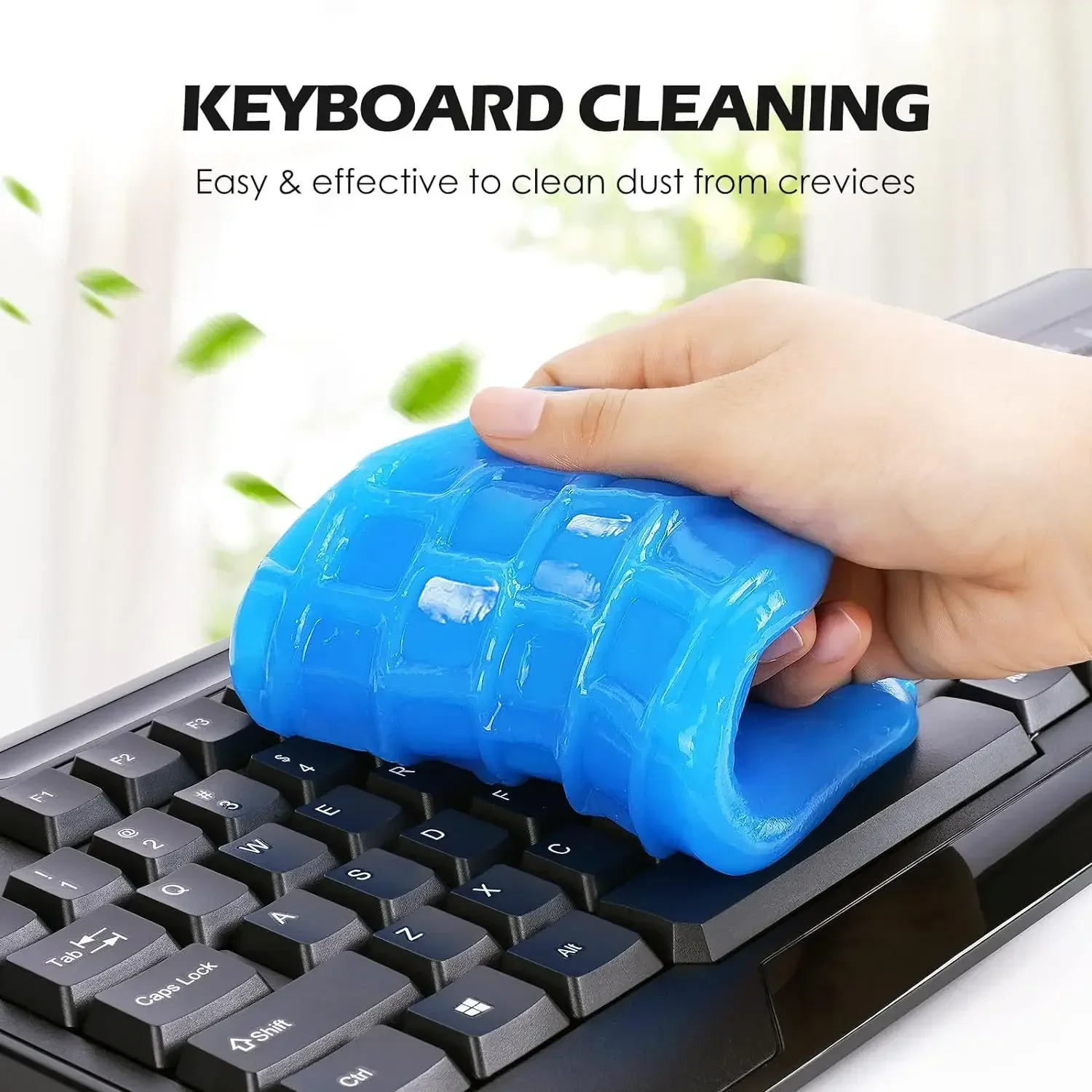 

2PCS 160G Super Dust Clean Clay Dust Keyboard Cleaner Slime Toys Cleaning Gel Car Gel Mud Putty Kit USB for Laptop Cleanser Glue