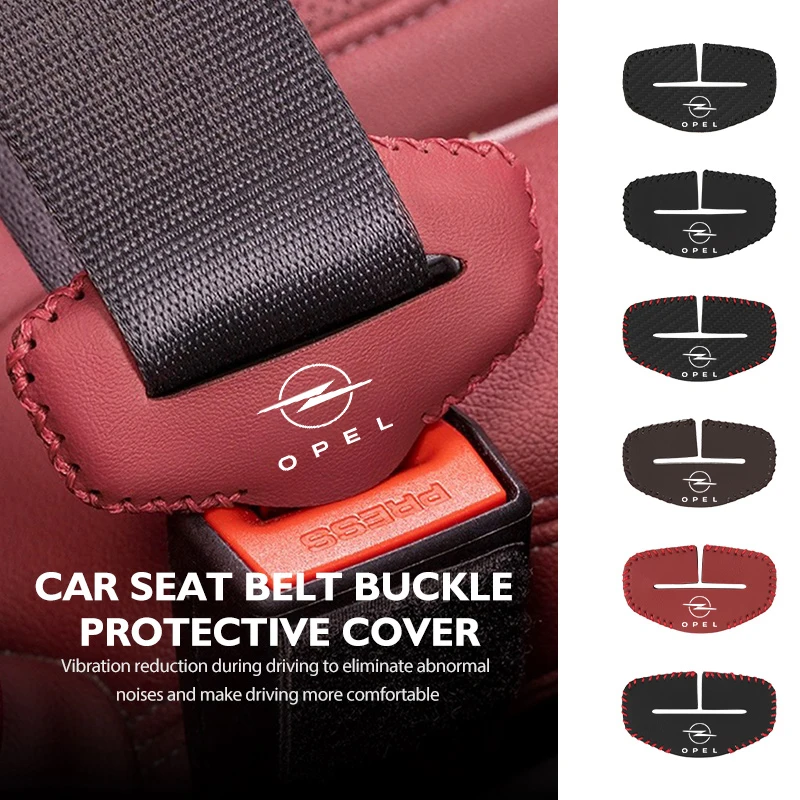 Car Styling Seatbelt Protector Clip Anti-Collision Anti-Scratch Cover Accessories For Opel OPC Astra J H G K Insignia Corsa D B