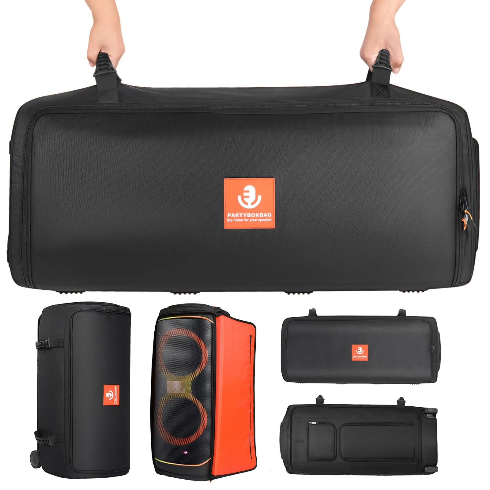 

Portable Speaker Dust Cover Storage Bag Waterproof BT Speaker Protective Bag Without Wheels Compatible for JBL PartyBox 720