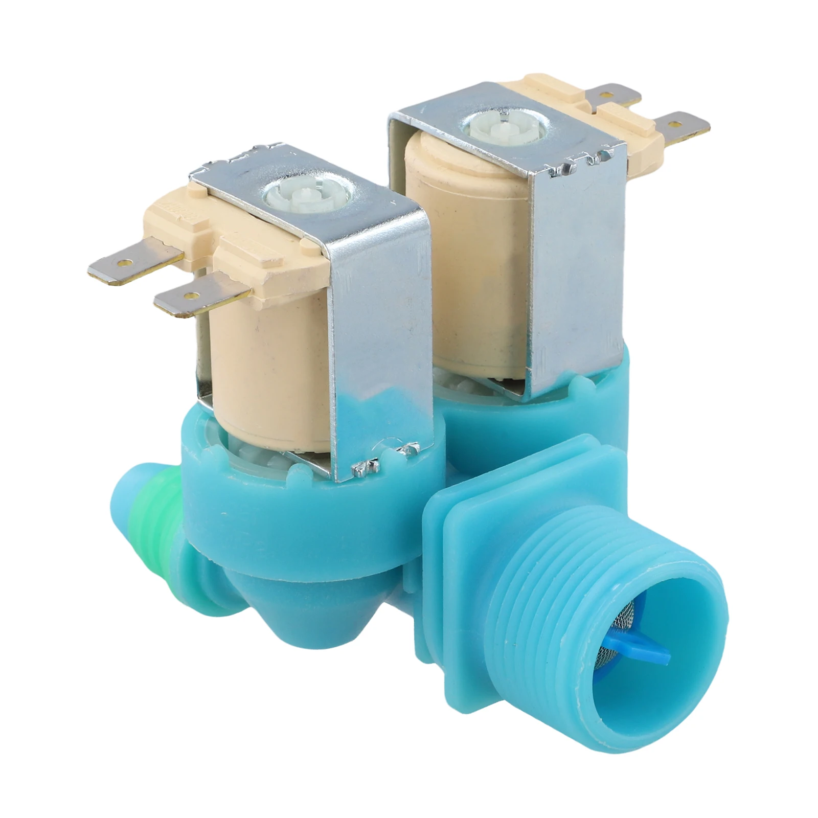 غسالة مدخل المياه الملف اللولبي صمام تصميم مزدوج الرأس لأجزاء غسالة سامسونج DC62-00311C 220/240 فولت 50/60 هرتز