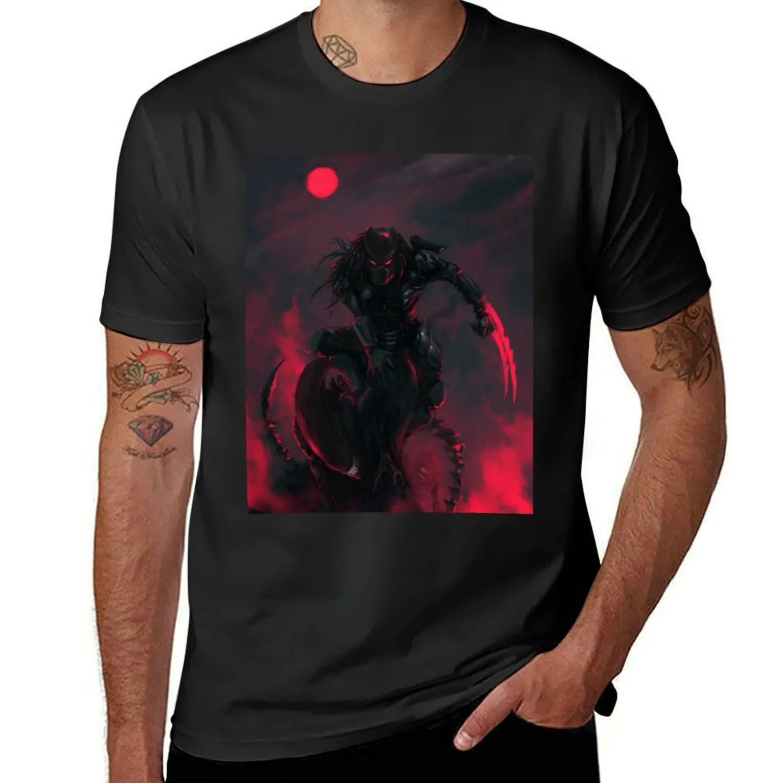 Predator vs Aliens T-Shirt cute clothes Short sleeve tee blanks funny t shirts for men