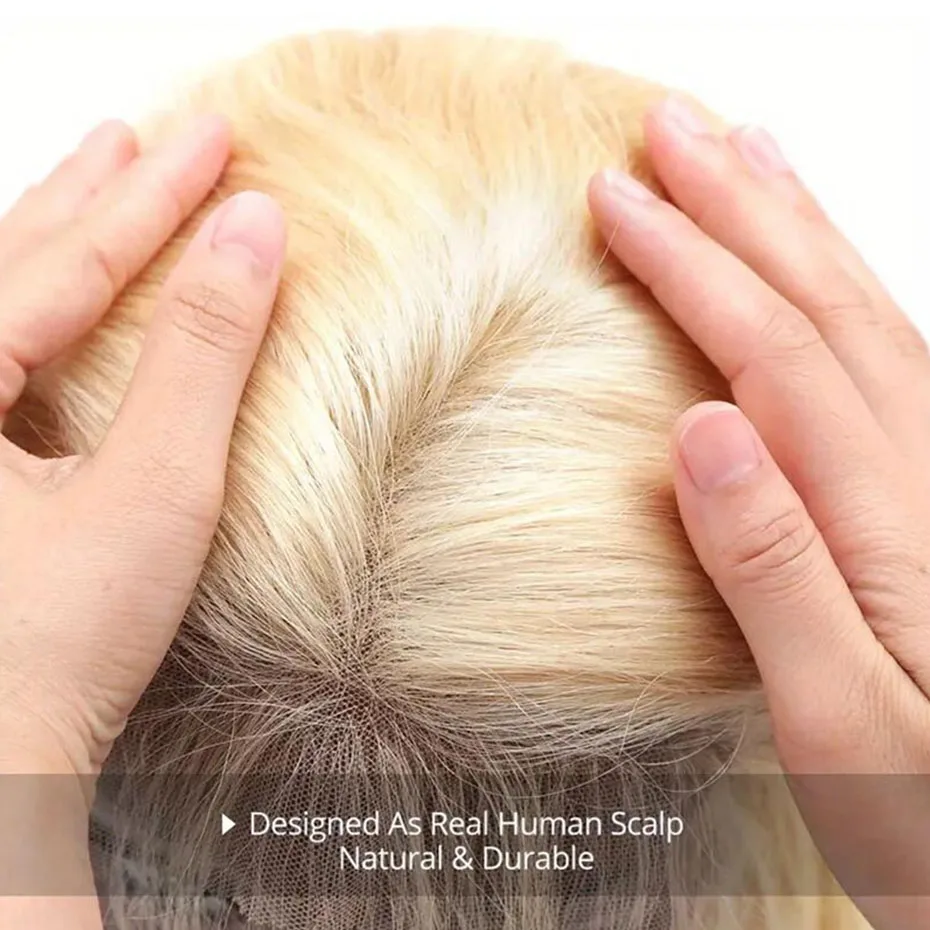 ボブウィッグ人毛13x4 13x6レースフロントウィッグ生え際処理済み613ブロンドカラー人毛ウィッグ透明レースフロントウィッグ女性用