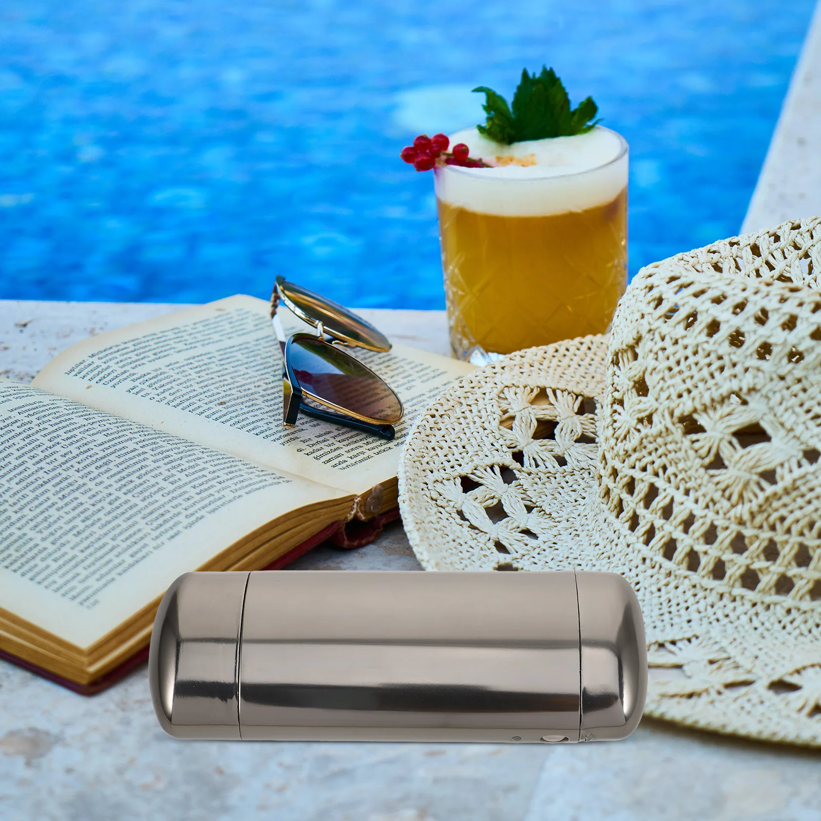 

Aluminium Glasses Case Eyeglass Box Lightweight Portable Sunglasses Storage Travel Handcrafted for Men