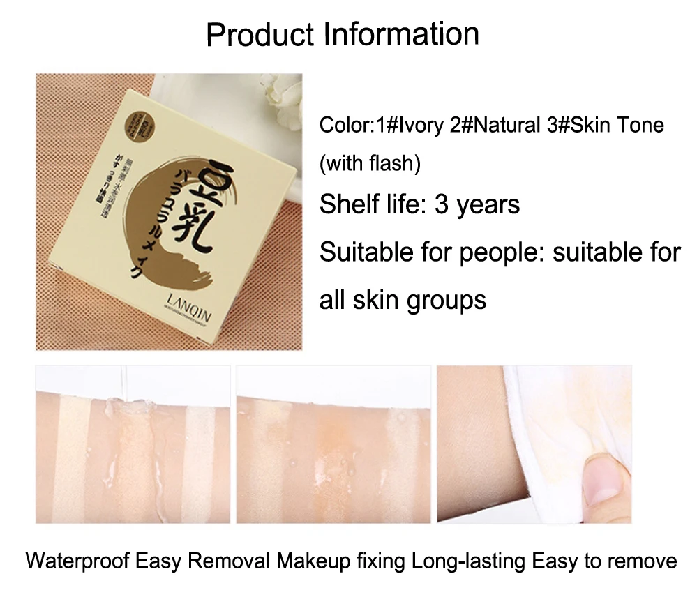 Makeup Face Powder Mineral Foundations Oil-control Brighten Concealer Matte Powder Make Up Waterproof Whitening Pressed Powder