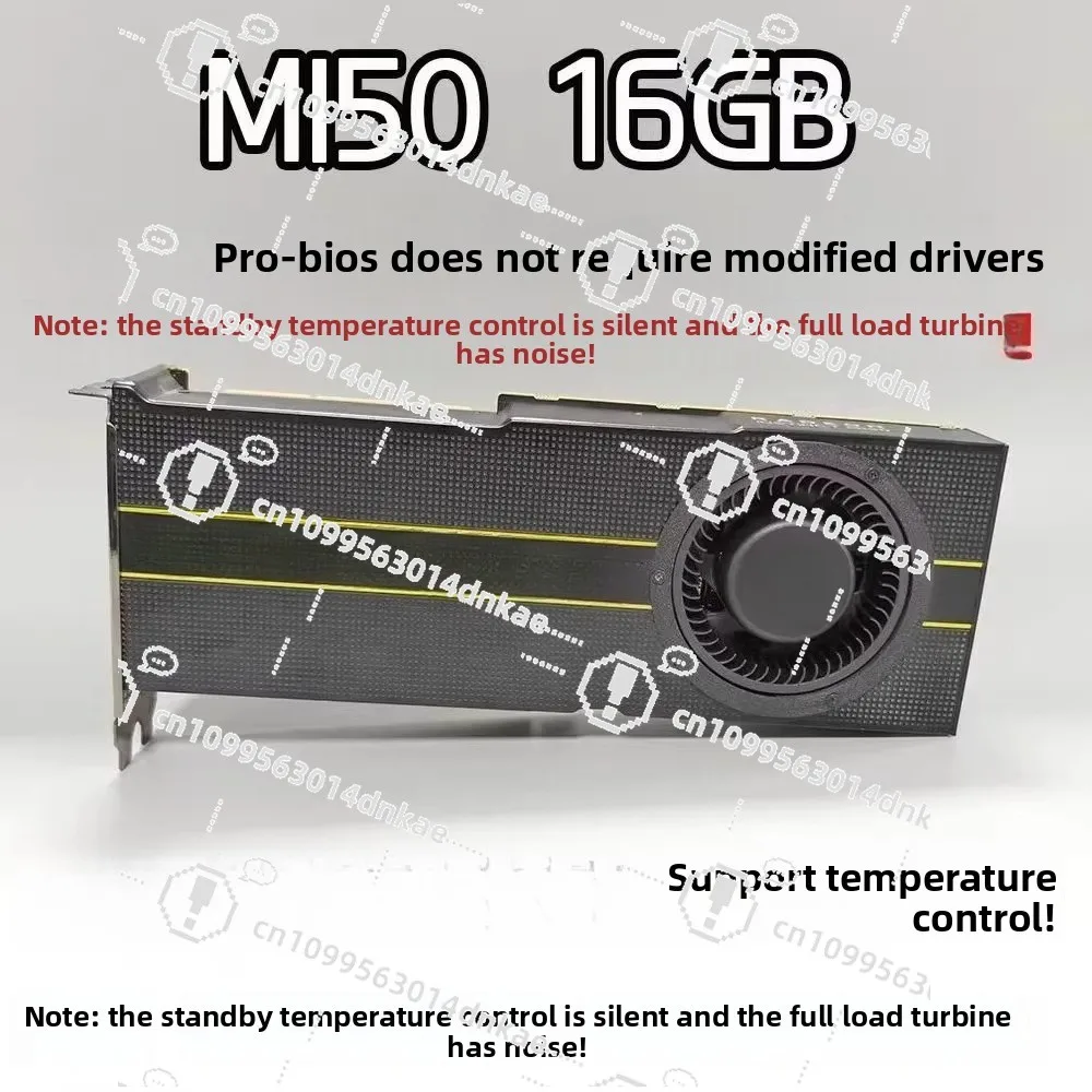 Turbo MI50 16G بطاقة رسومات الألعاب Mini DP Brush VII Seconds RX580 8G AI32G بطاقة طاقة الحوسبة #5