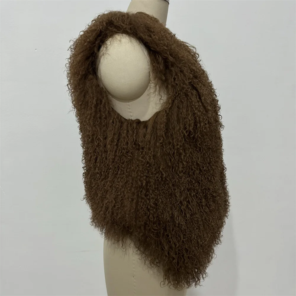 เสื้อแจ็คเก็ตขนแกะมองโกเลียแท้ แฟชั่นสตรีทสุดฮิต