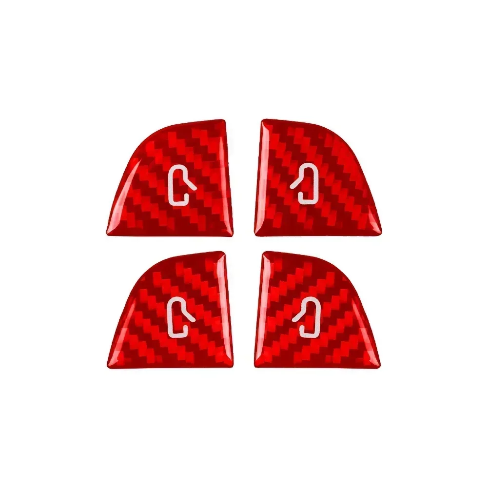 As Shown In The Figure Window Switch Decor Carbon Fiber Material Easy Installation Kit Non-Deformation Feature