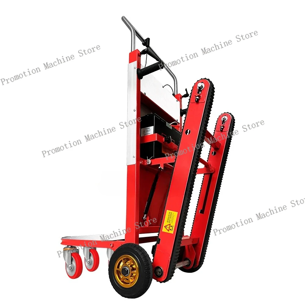 

400 кг электрический автомобиль для подъема по лестнице с большим колесом, тележка для восхождения на гусеничном ходу и вниз, подъемник по лестнице, складной автомобиль, грузовая тележка