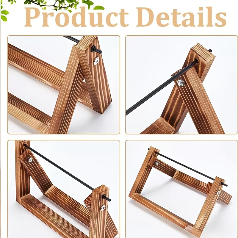 ที่เก็บไหมพรมไม้ |   ของขวัญที่สมบูรณ์แบบสำหรับนักถักนิตติ้งและนักถักโครเชต์, ที่เก็บไหมพรมหลายม้วน, ผู้ที่ชื่นชอบงานฝีมือทำมือ, ของตกแต่ง