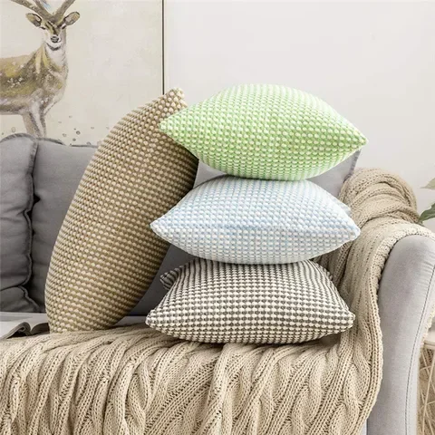 

Soft Corduroy Pillowcase Cushion Cover For Sofa Chair Car 45*45 Decorative Pillows for Home Decor Nordic Pillow Cover