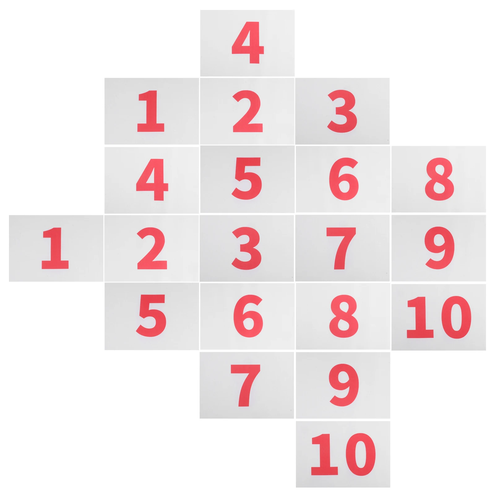 

50pcs Running Bibs Lightweight Reusable Race Number Plates Weather Resistant Clear Visibility For Marathon Cycling Events