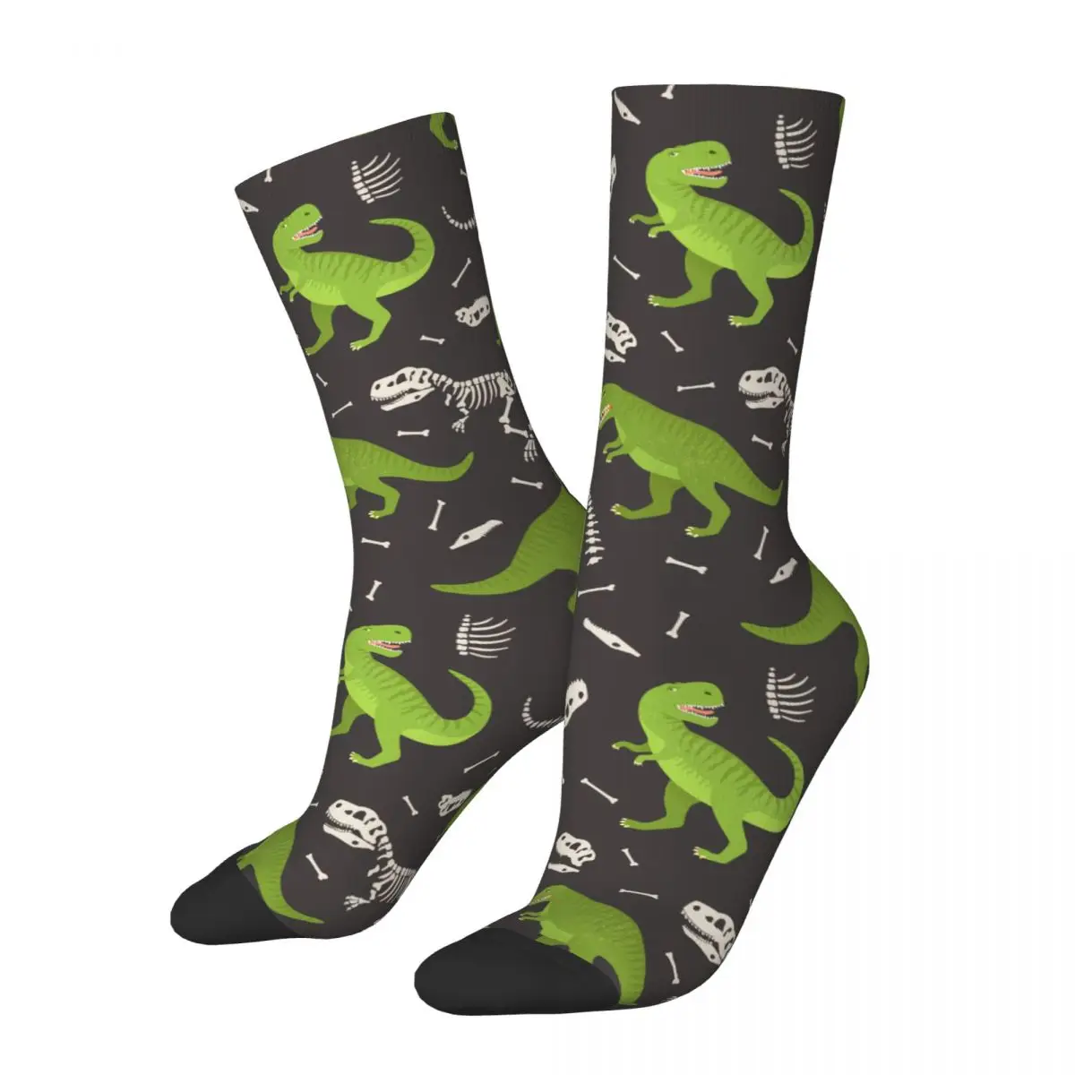 Skeleton Dinosaur Dinosaurs Socks Male Mens Women Summer Stockings Printed