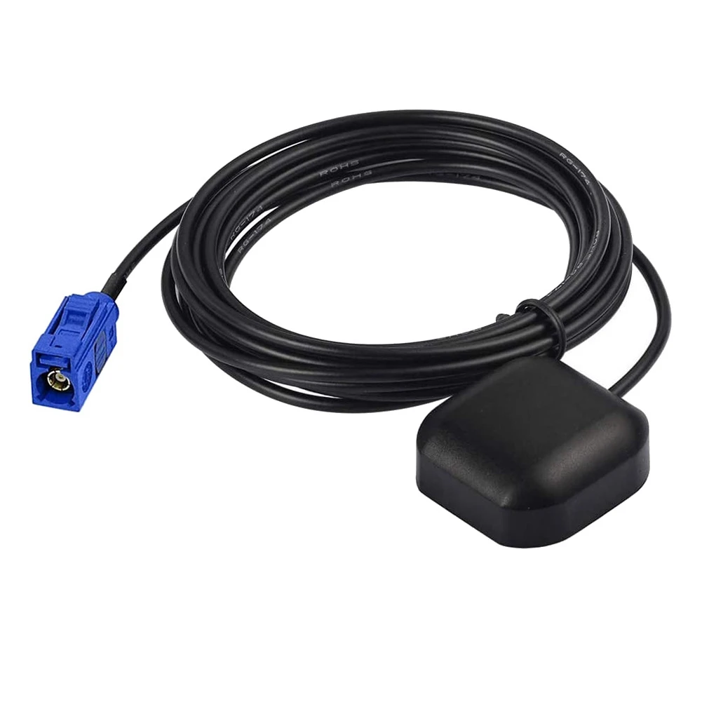 Antenne bleue de navigation GPS active pour véhicule, Fakra C, Ford Dodge RAM GM Chevrolet GMC Jeep BMW Audi Benz