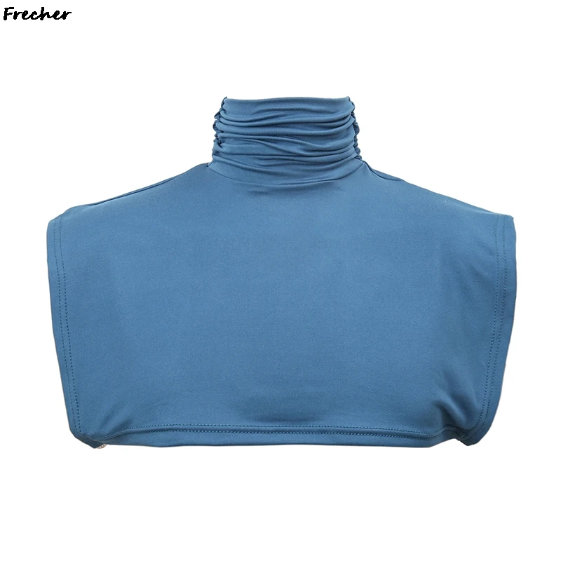 Effen kleur elastische afneembare kragen coltrui binnenkraag voor dames mode doe-het-zelf shirts kleding revers blouse topkragen