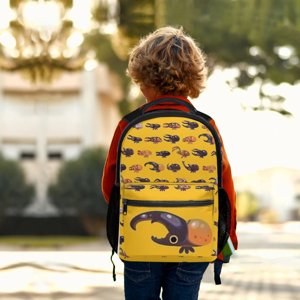 Nashorn und Hirsch Schult asche für Kinder große Kapazität Studenten rucksack Cartoon High School Schüler Rucksack 17 Zoll