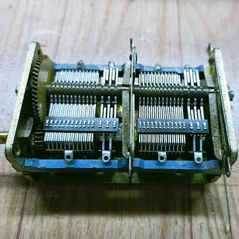 Capacitor Variável Duplo Dielétrico de ar Mineral sem Fio Mineral Rádio Eletrônico Instrumento Faça Você Mesmo Cb2365