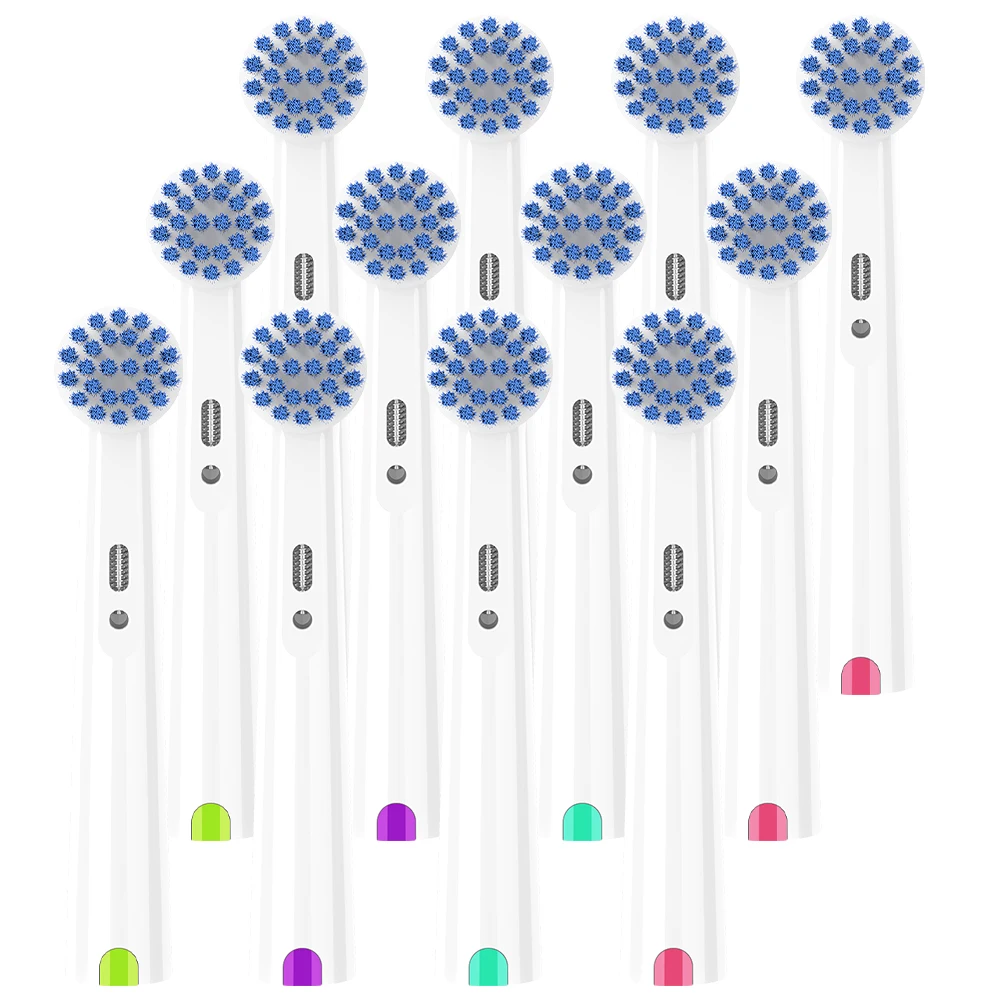 Image of Extra Weiche Ersatzbürstenköpfe Kompatibel mit Oral B Elektrischen Zahnbürsten, Rotierende Bürstenköpfe für Pro 1000/100