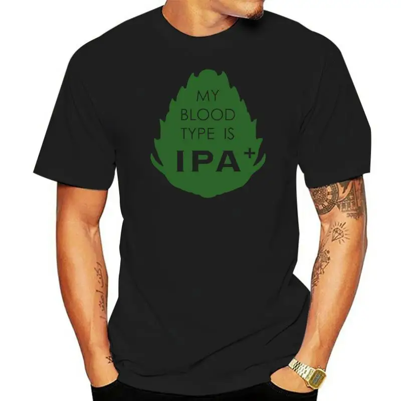 

Lost Gods Beer My Blood Type is IPA Mens Graphic T Shirt
