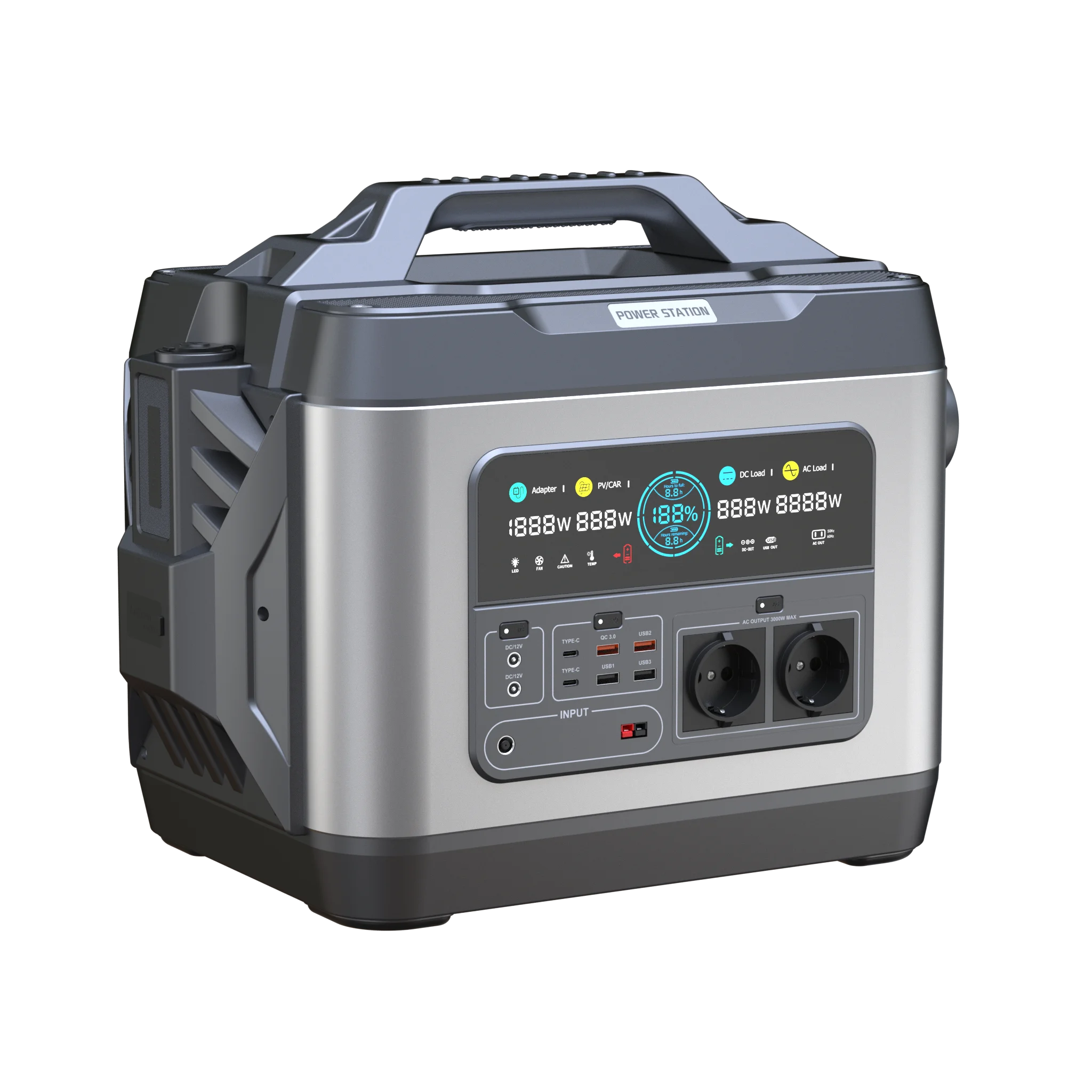 UPP M1200 1200w 50ah Generator NCM Portable Power Station PD Function Portable Charge Station For HOME Appliances