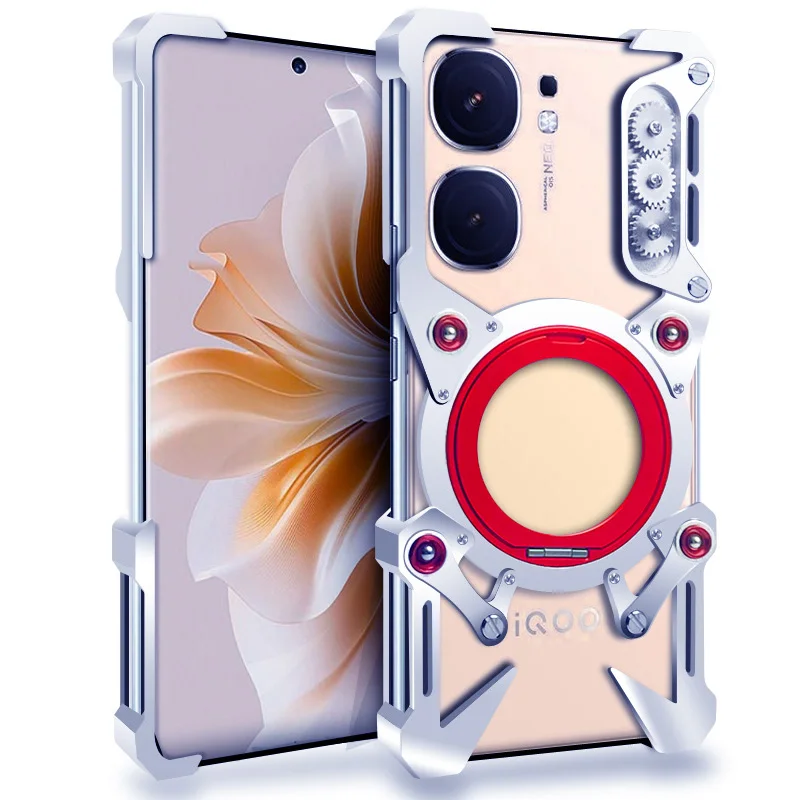 Luxury Thor Heavy Duty Armor Metal Aluminum Phone Case For Vivo IQOO Neo 10 10R 9 9s 8 7 6 5 SE Neo9 Pro Plus Back Fundas Coques