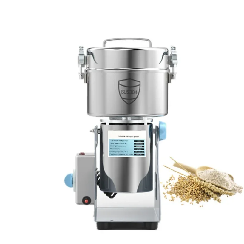 

304 stainless steel 4500g electric grain grinder spice herbal grinder