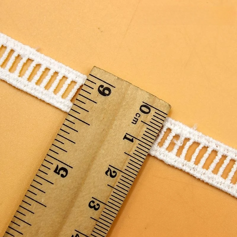 10 Yards/Lot Neue Treppenstufen-Spitze, wasserlösliche Stickerei-Kleidungsspitze, DIY-Kleidung, Heimtextilien-Zubehör RS4768 – Detail 11