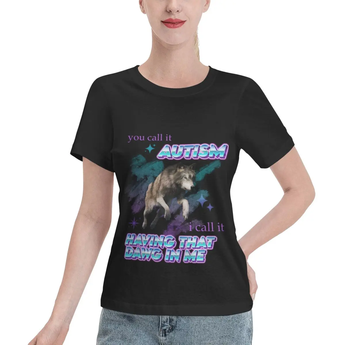 Hot Sale I Have That DAWG In Me Women's T-shirt Travel Spring Autumn Top