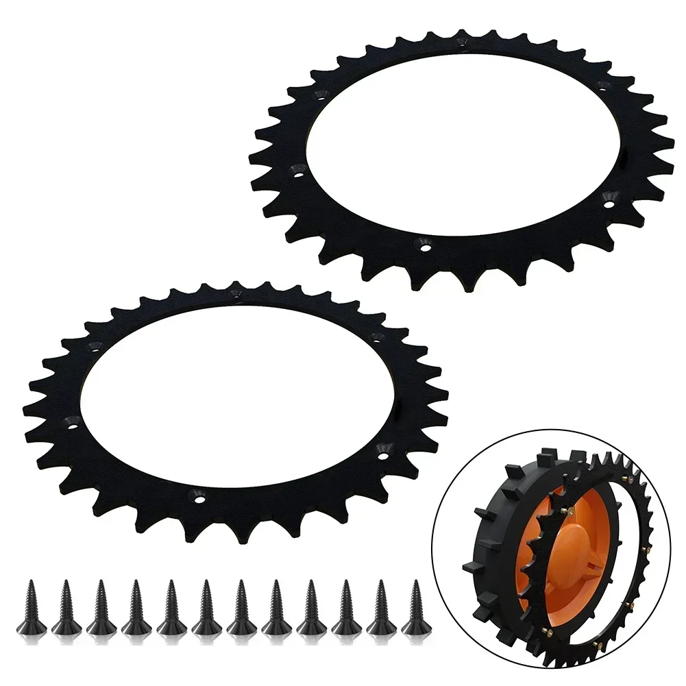 

2pc Spikes For Worx For Mowing Robot S/M Lawnmower 205mm WR165E WR167E Traction wheel anti-skid spikes