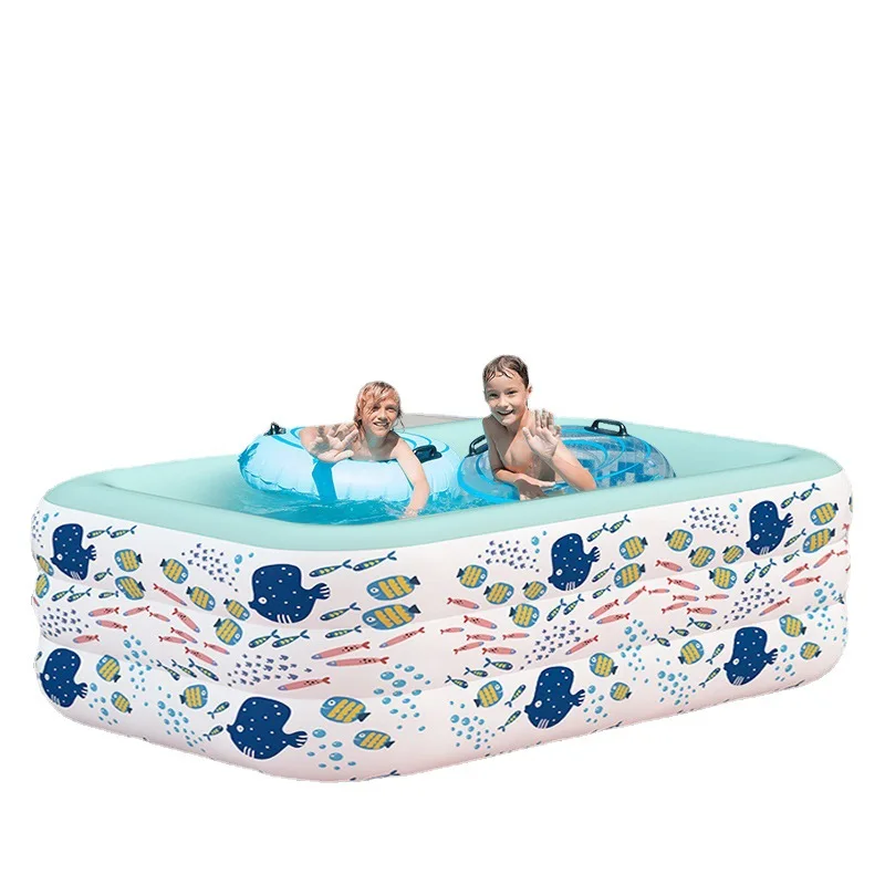

Family Small Swimming Pool Inflatable Bath Outdoor Simple Bath Outdoor Large Pool Children's Swimming Bucket Soaking Bath