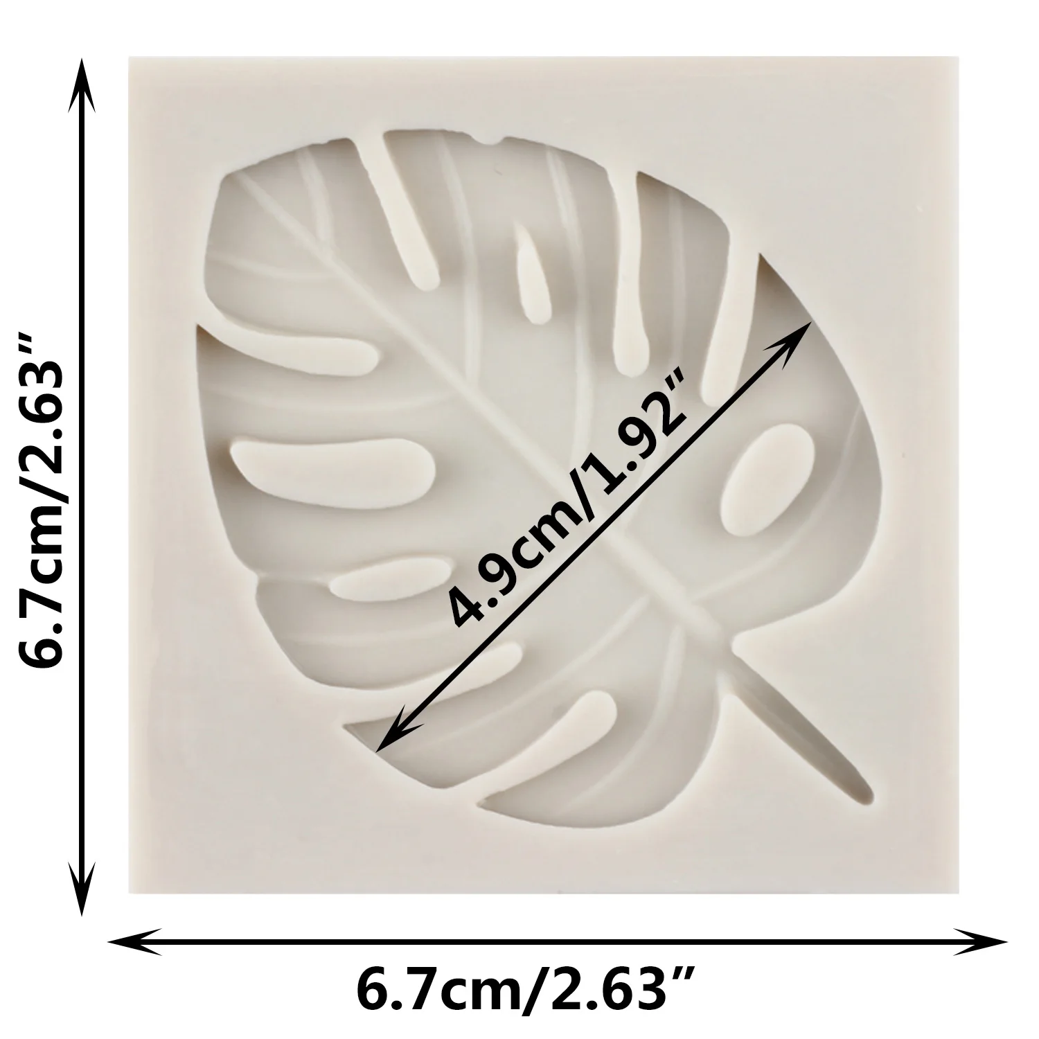 Monstera Leave Silicone Molds Fondant Cake Decorating Tools Turtle Leaf Cupcake Topper Candy Clay Chocolate Gumpaste Moulds