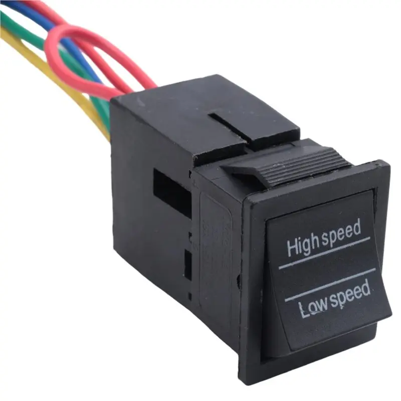ABUM-3X Children Electric Car DIY Modified Wires And Switch Kit, Kids Electric Car 4WD Ride On Accessories Single Line