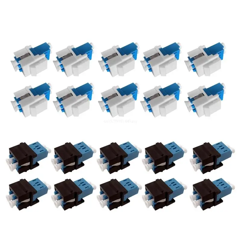 Fitting Duplex Connector Fiber Keystone Adapter 10Pcs /lot Dropship