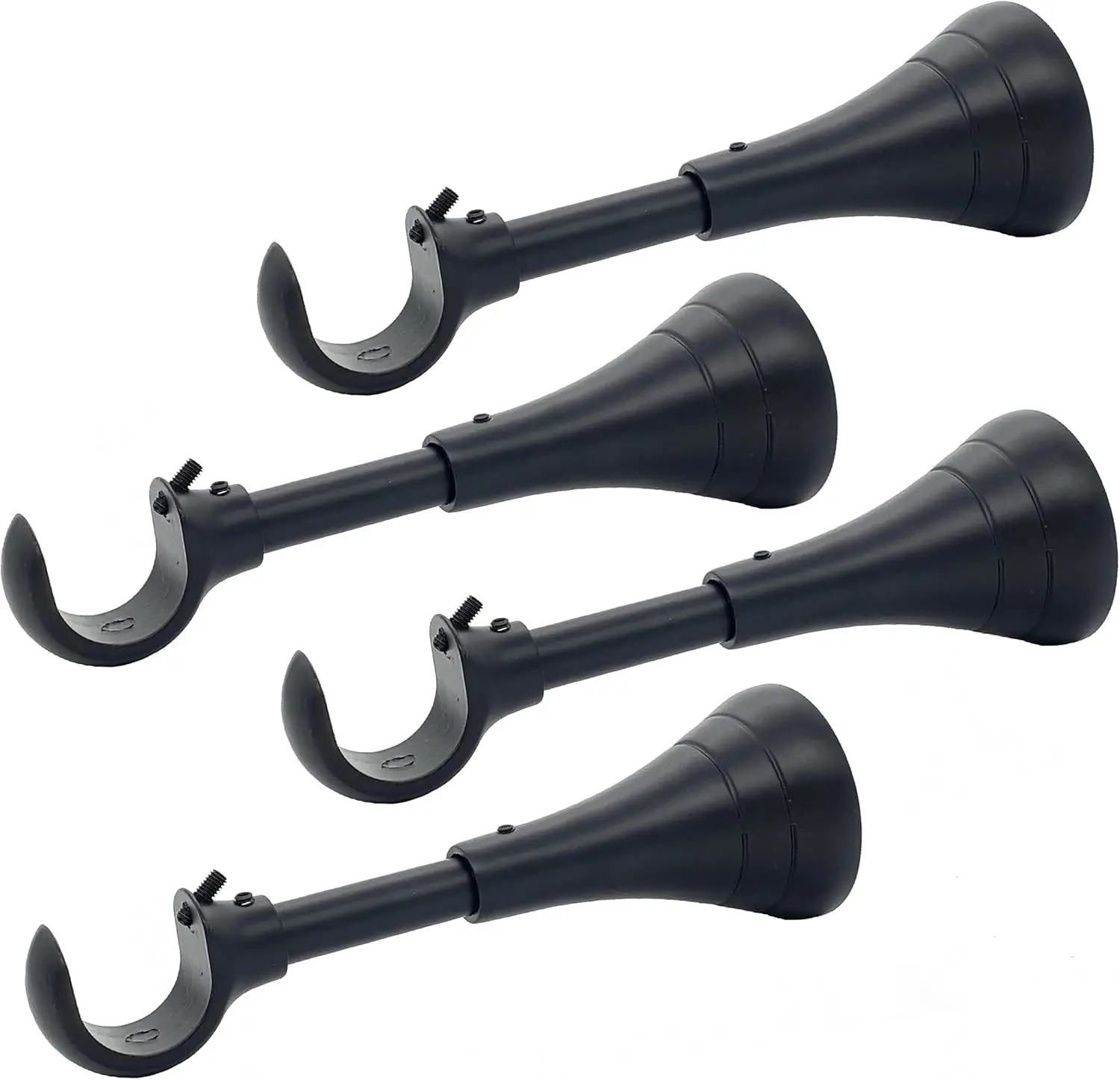 

Heavy Duty Curtain Rod Brackets for Wall, 6 inch Curtain Rod Brackets, Extra Long Holder for Heavy Curtains, for 3/4 to 1 inch R