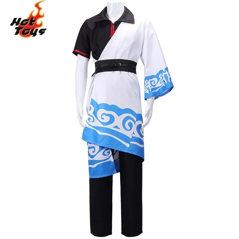 Costume de Cosplay Anime Gintama Robe de Barrage d'Halloween Costumes de Cosplay SakMiGintoki Ensemble Complet pour Carnaval