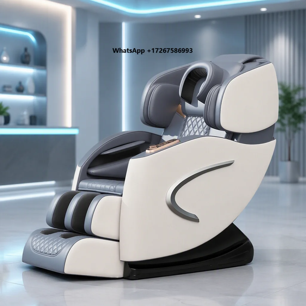 New Premium Full Body Zero Gravity Massage Chair 4D Shiatsu Recliner Remote Timing Control Heat Foot Roller Portable Foldable