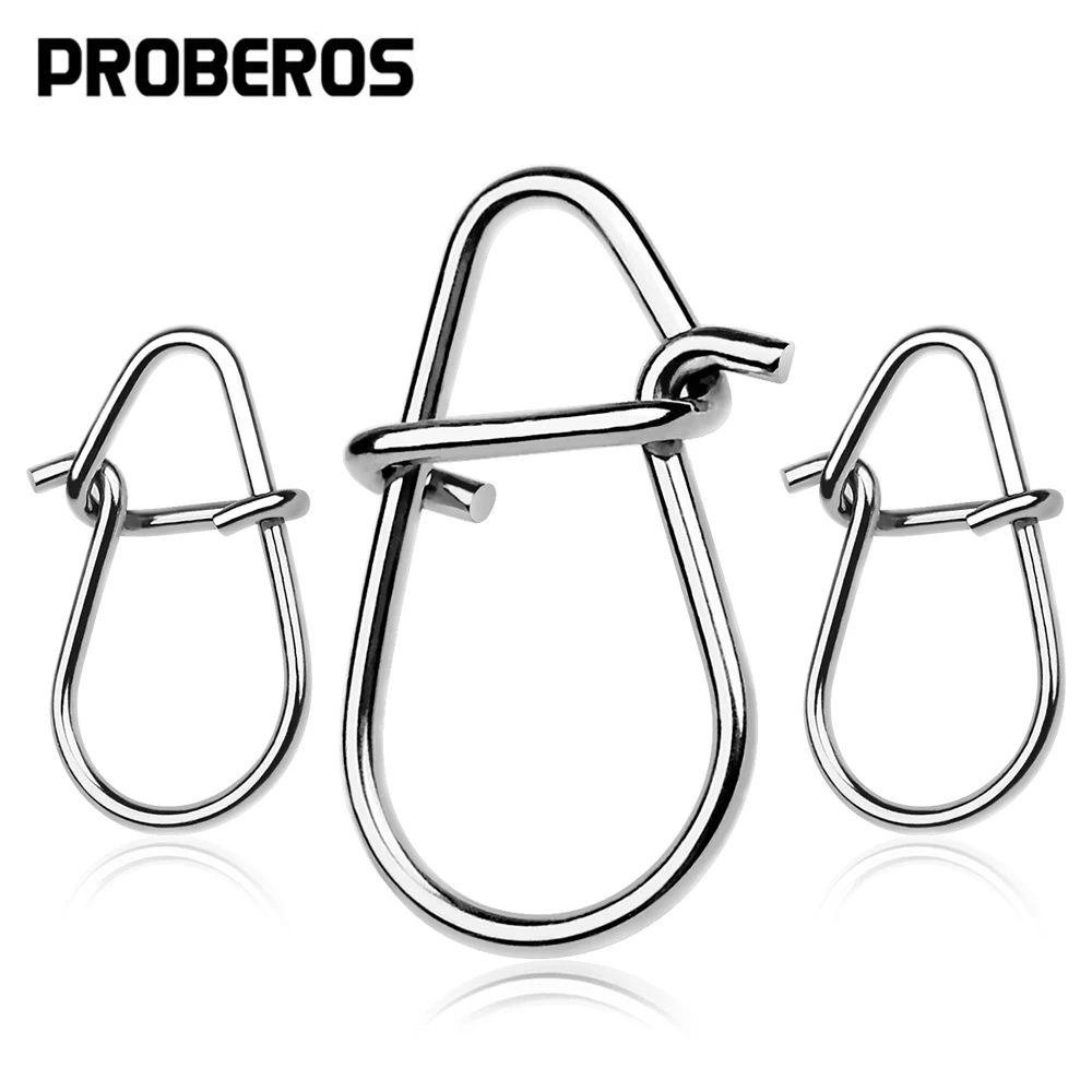 PROBEROS 30pcs Premium Stainless Steel Lure Reinforcement Pins,Rust-Resistant Fishing connector,Multiple Size Options,00#-4#