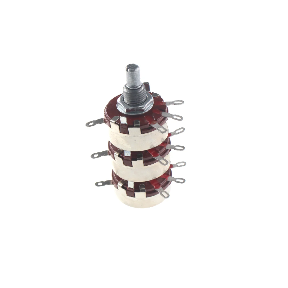 WTH118-3 2W 1A  triplet triple Potentiometer WTH118-1A 2W 470R 1K 2.2K 2K2 3K3 10K 47K 100K 150K 220K 470K 500K 560K 1M 2.2M