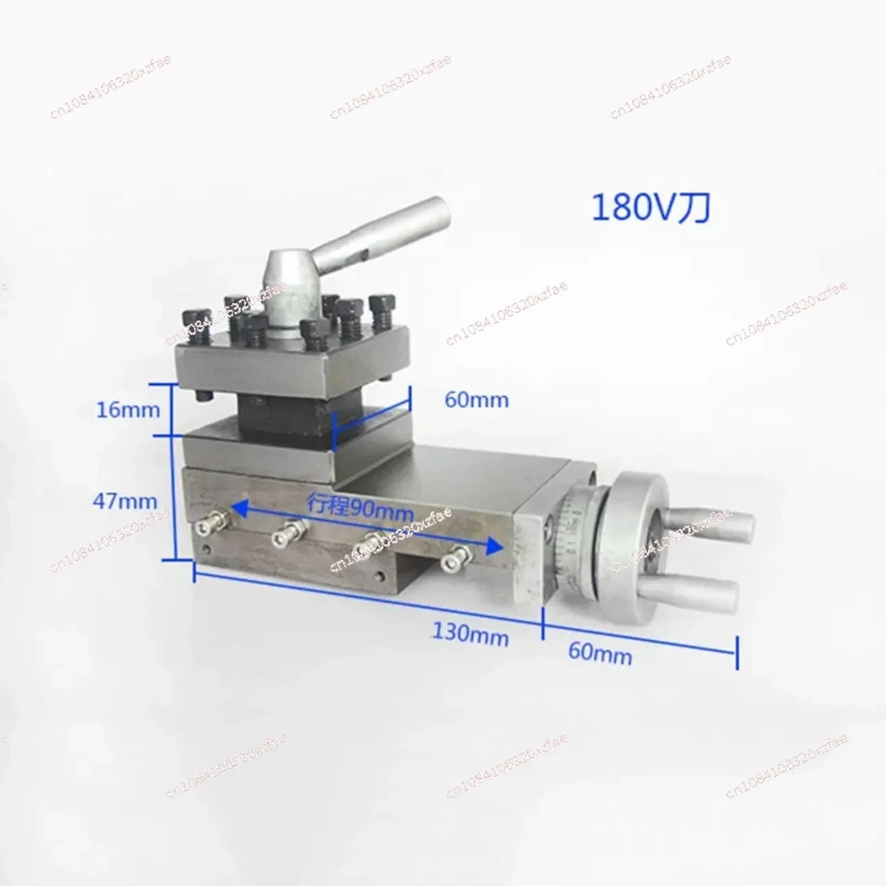 

Assembly Quick Change Lathe Post 90mm Stroke WM180V Tool Post Mini Lathe Accessories Metal Lathe Tool Post Tool