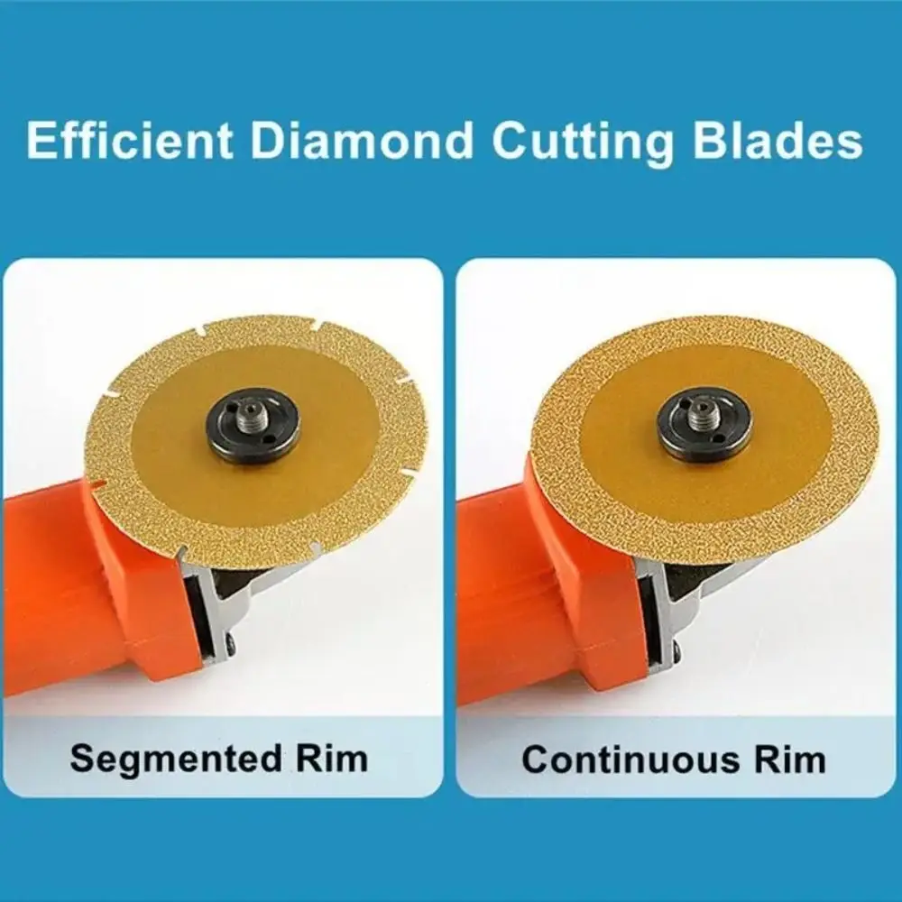 Diamond Sand Brazed Diamond Cutting Disc High Manganese Steel Silver/Gold Multi-Material Cutter Wheel Hard Material Cut Wheel